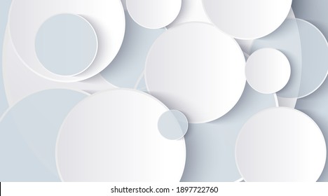 abstract background with round shapes in gray