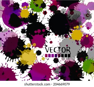 abstract background of round spots. Vector 