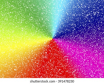 Abstract background. Round with stipple effect. Mosaic abstract composition. Rhythmic colorful round tiles. EPS10 with transparency. Decorative shapes. Spectrum background. Colorful round particles