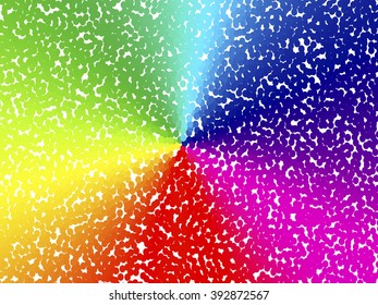 Abstract background. Round with stipple effect. Mosaic abstract composition. Rhythmic colorful round tiles. EPS10 with transparency. Decorative shapes. Spectrum background. Colorful round particles