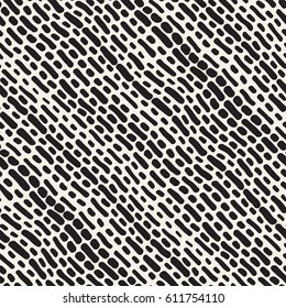Abstract Background With Rounded brush strokes. Doodle Vector Seamless Pattern.