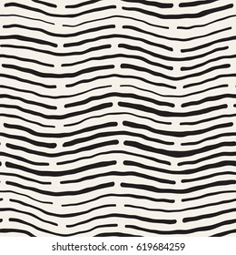 Abstract Background With Rounded brush strokes. Doodle Vector Seamless Pattern.