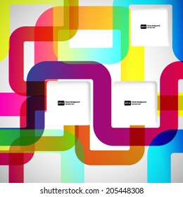 Abstract background with rounded design elements.