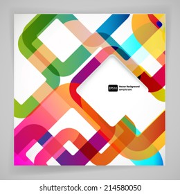 Abstract background with rounded design elements.