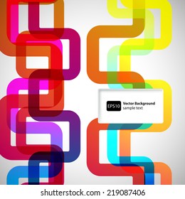Abstract background with rounded design elements.