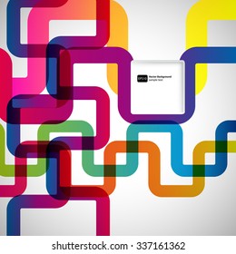 Abstract background with rounded design elements.