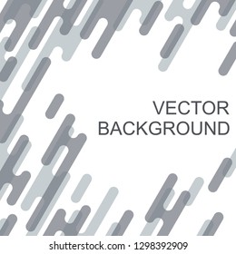 Abstract background with rounded geometric shapes. Template for banners, card and covers. Vector illustration.