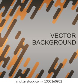 Abstract background with rounded geometric shapes. Colored emplate for banners, card and covers. Vector illustration.
