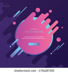 abstract background with rounded shape. colorful illustration with realistic shapes. unique & simple design for web page, cover, editorial, advertisement, flyer and sns. vector of eps version 10.
