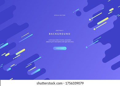 abstract background with rounded shapes. colorful illustration with realistic shapes. unique & simple design for web page, cover, editorial, advertisement, flyer and sns. vector of eps version 10.