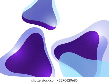 Abstract background from rounded triangles overlapping each other. Geometric trendy template. Vector illustration for wallpaper, banner, background, postcard, book illustration, landing