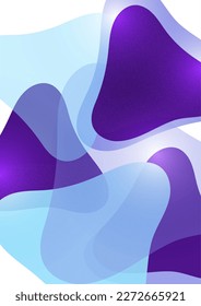 Abstract background from rounded triangles overlapping each other. Geometric trendy template. Vector illustration for wallpaper, banner, background, postcard, book illustration, landing