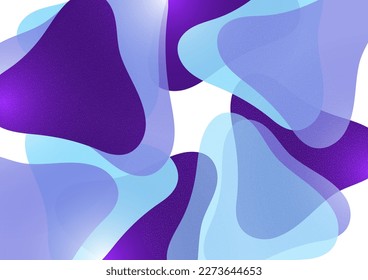 Abstract background from rounded triangles overlapping each other. Geometric trendy template. Vector illustration for wallpaper, banner, background, postcard, book illustration, landing