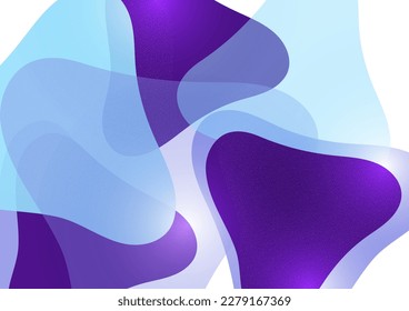 Abstract background from rounded triangles overlapping each other. Geometric trendy template. Vector illustration for wallpaper, banner, background, postcard, book illustration, landing