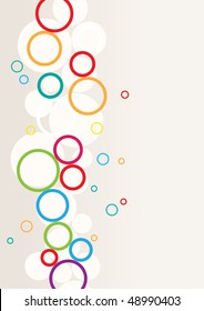 Abstract background with rounds