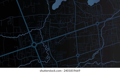 abstract background of route navigation location map with river pond spot