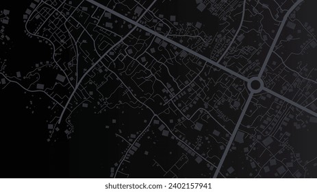 fondo abstracto del mapa de ubicación de navegación de ruta con construcción