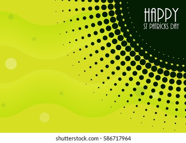 abstract background with Saint Patrick's Day design