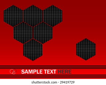 abstract background - sample text here