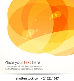 Abstract background of saturated color circles