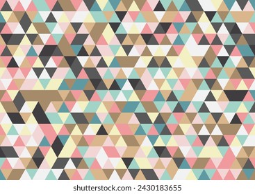 Abstract background with a Scandi style low poly design