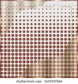 Abstract background for a scarf or napkin with a gradient print. Cute texture with dots for printing neckerchief, fabric, covers, decoupage. Bandana, pareo, home textile design.Vector illustration