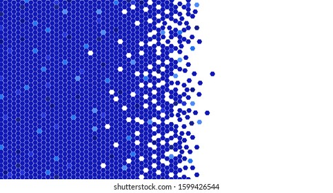 Abstract background with scattered mosaic pieces