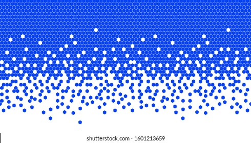 Abstract background with scattered mosaic pieces