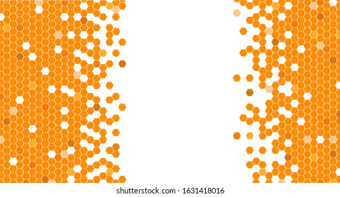 Abstract background with scattered mosaic pieces