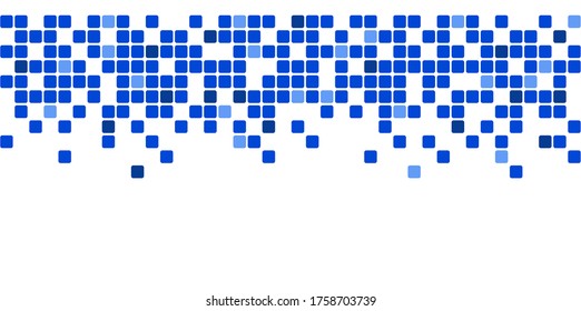 Abstract background with scattered mosaic pieces