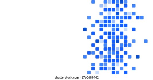 Fondo abstracto con piezas de mosaico dispersas