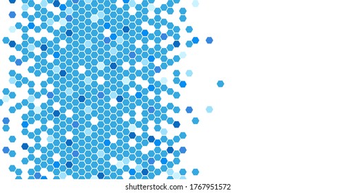 Abstract background with scattered mosaic pieces