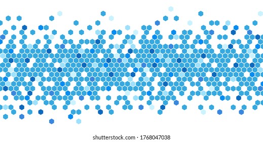 Abstract background with scattered mosaic pieces