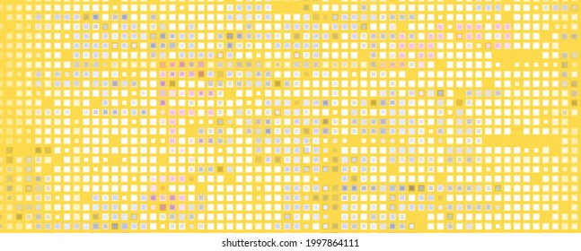 Abstract background with scattered mosaic pieces