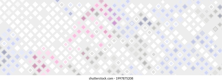 Abstract background with scattered mosaic pieces