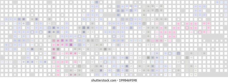 Abstract background with scattered mosaic pieces