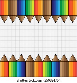 The Abstract Background for School and Education Concept, Vector Work