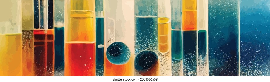 abstract background of science and innovation technology