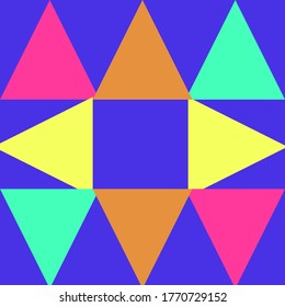 Abstract to the background with science shape inspiration by triangle, vector