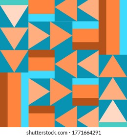 Abstract to the background with science shape inspiration fish in water, vector