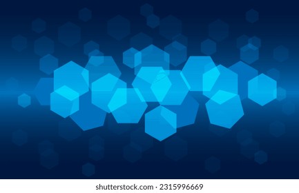 Abstract background with science and technology concepts of vector illustration.