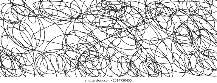 abstract background scribble line drawing on white as background