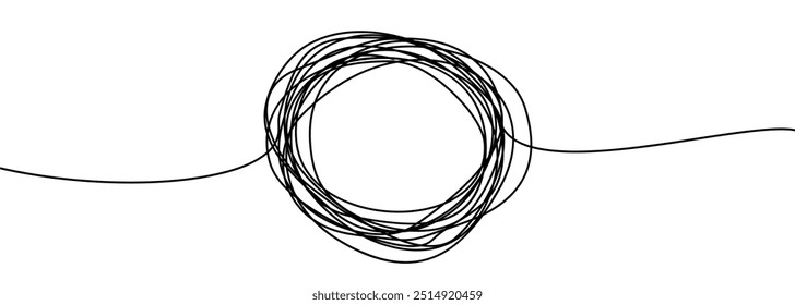 abstract background scribble line drawing on white as background