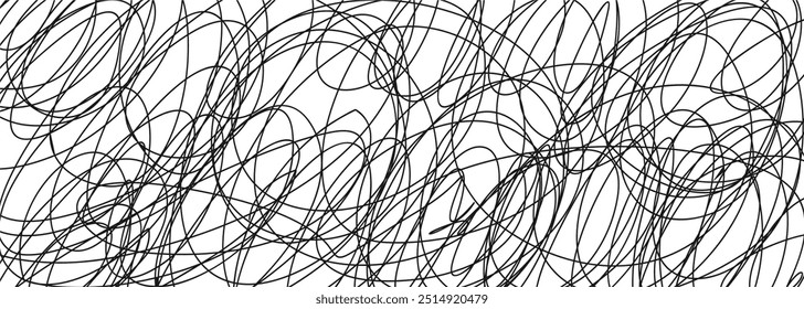 abstract background scribble line drawing on white as background