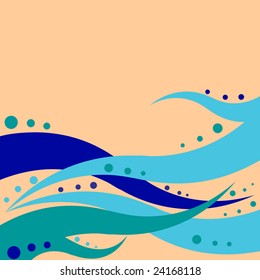Abstract background with sea