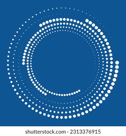 Abstract background, sea, circle of dots, vector. Colorful background with colored spots and dotted circles.