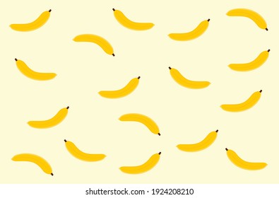 Abstract background with seamless banana graphics