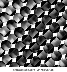 Abstract background.  Seamless abstract circle and line design pattern. Used for design surfaces, fabrics, textiles.