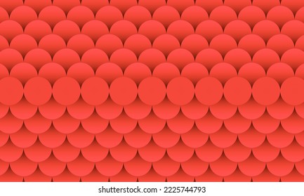 abstract background seamless. Circles that are overlapped in layers with a dark red to light red hue. Use in wallpaper or background.