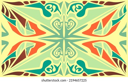 Fondo abstracto con un colorido impecable 